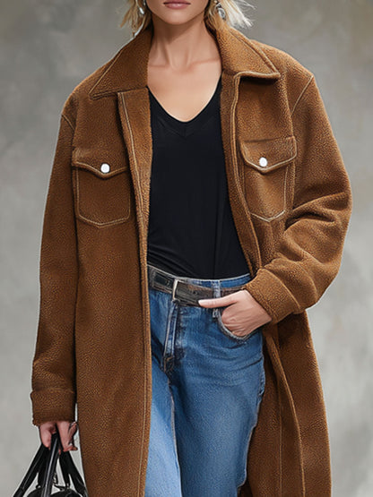 Veste en polaire réversible avec poches doubles et fermeture à boutons