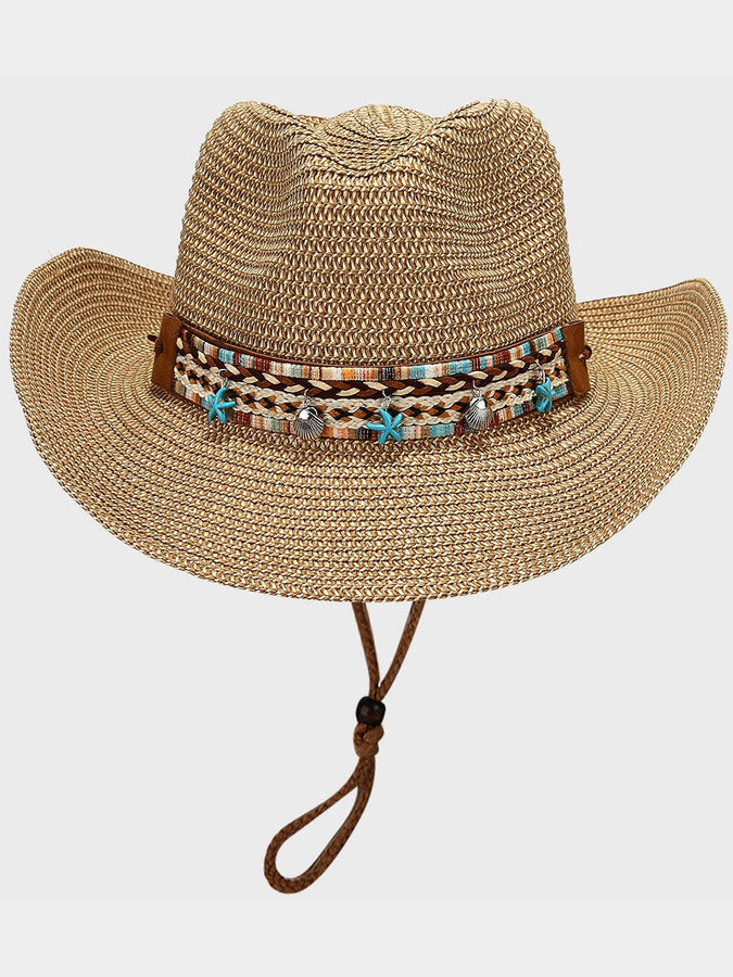 Chapeau de Plage Boho Rétro : Solaire et Respirant