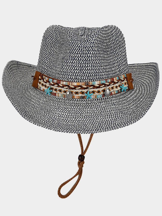 Chapeau de Plage Boho Rétro : Solaire et Respirant