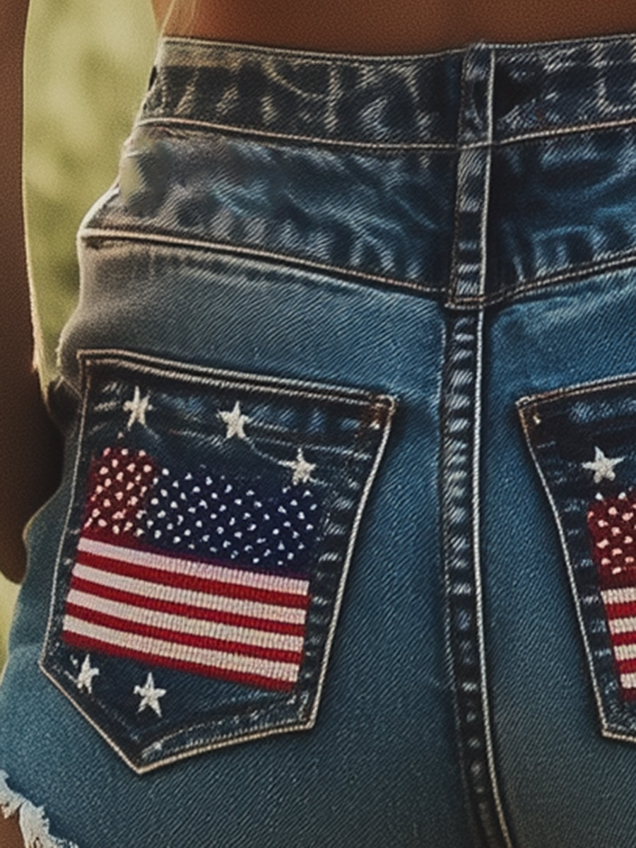 Shorts en denim tendance et sexy avec poches - Expédition rapide sous 24 heures !