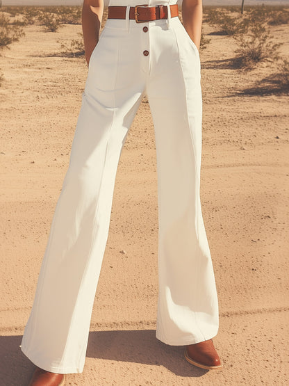 Expédition en 24h : Combinaison Sans Manches à Col Montant Brodé - Style Rétro Western