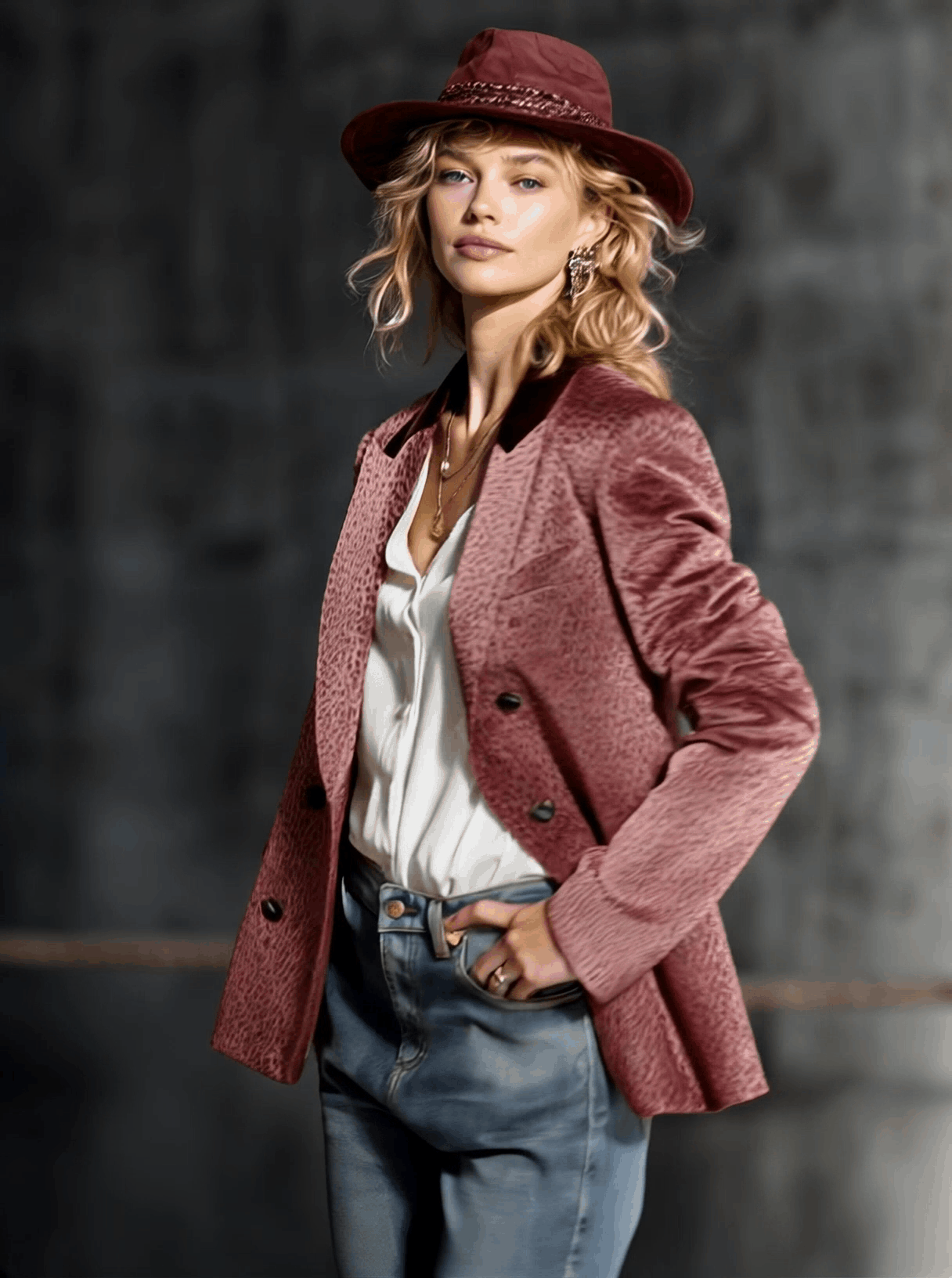 Veste en Velours à Col Coloré et Imprimé Léopard : Élégance Rétro et Tendance