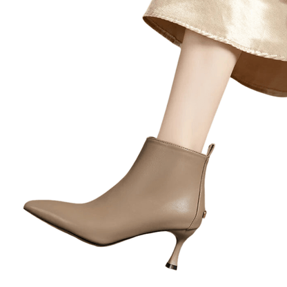 Beige Western Boots for Women