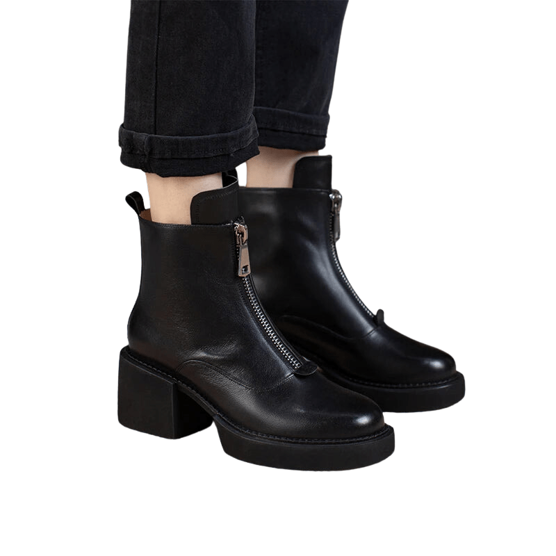 Chaussures Western Femme – Bottes Noires Élégantes
