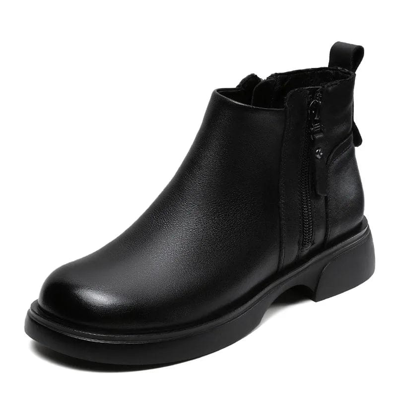 Black Cowboy Ankle Boots