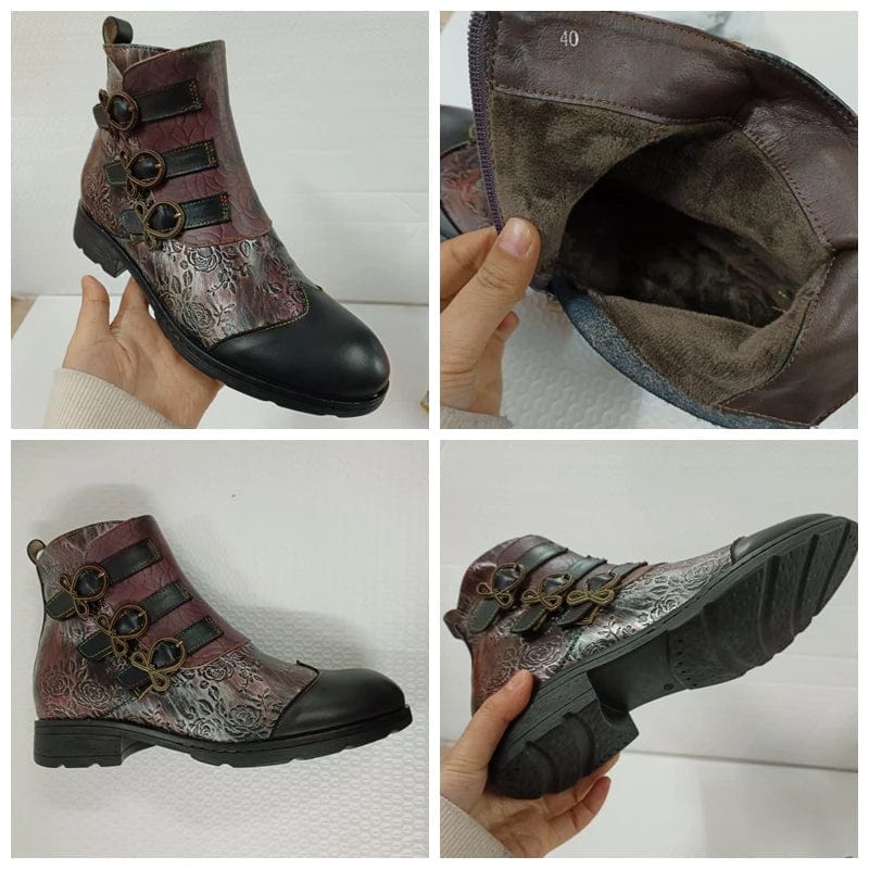 Western-Inspired Women's Ankle Boots