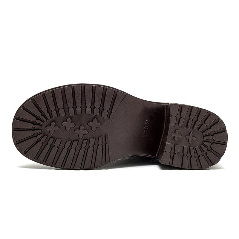 Western-Style Ankle Boots with Heels