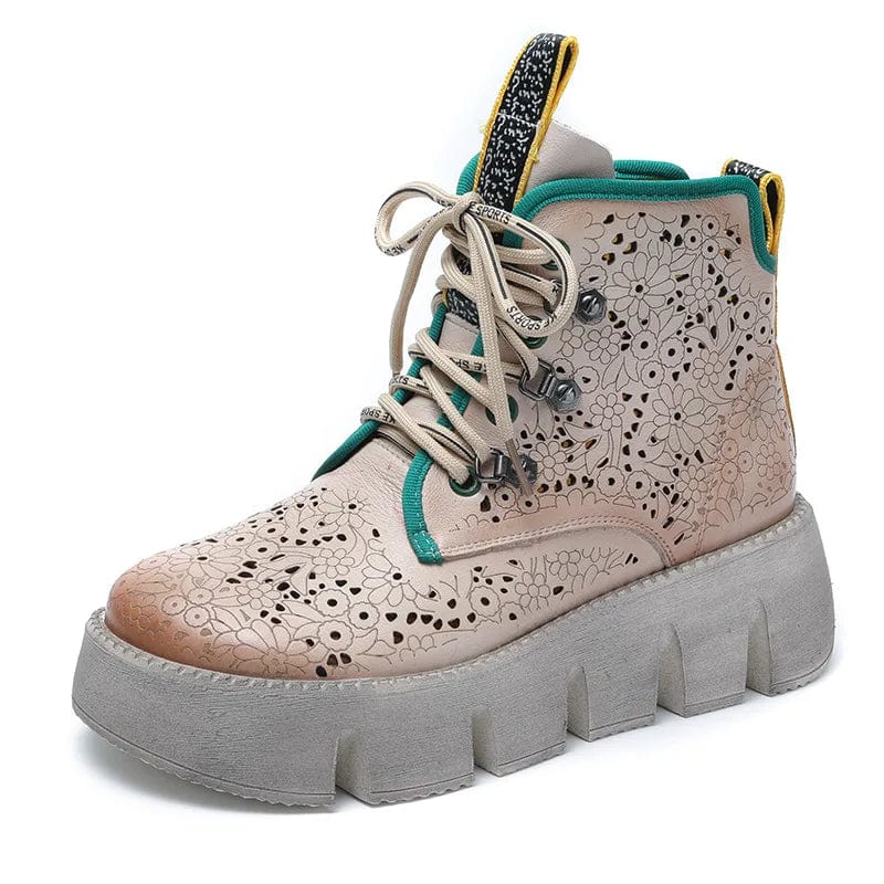 Chic Camel Western Ankle Boots for Women