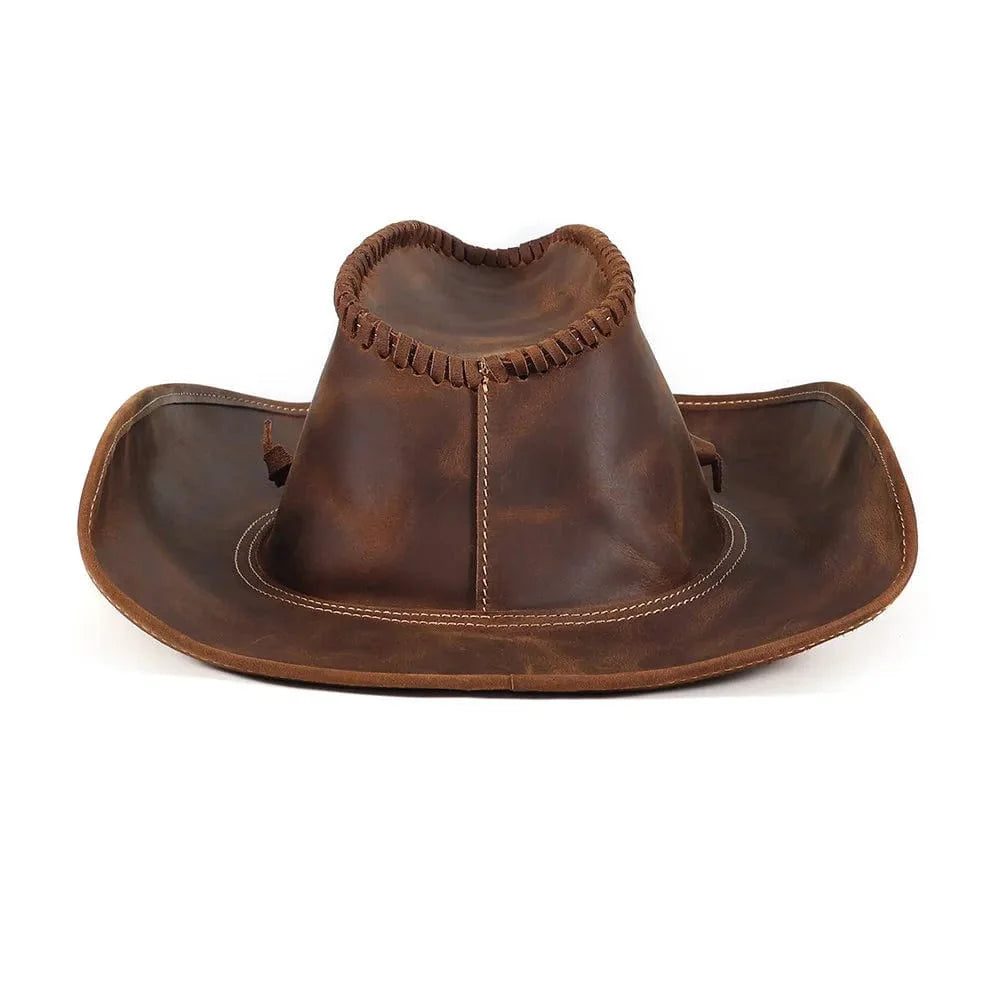 Authentic Leather Cowboy Hat
