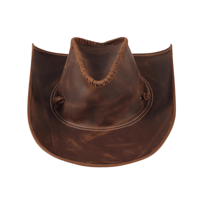 Authentic Leather Cowboy Hat