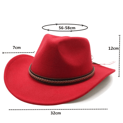 Red Cowboy Hat