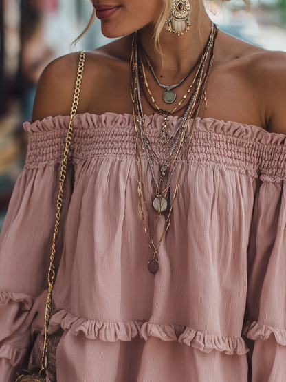 Chemise Vintage Décontractée à Manches Longues - Livraison en 24 Heures !