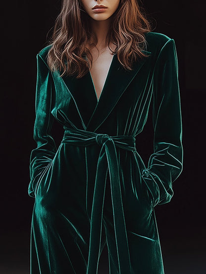 Salopette Rétro en Velours avec Col Rabattu - Expédition en 24 Heures