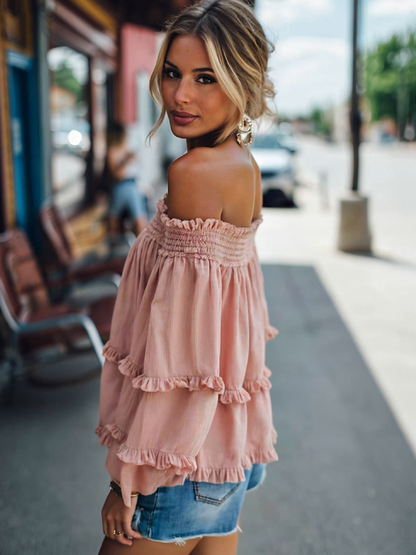 Chemise Vintage Décontractée à Manches Longues - Livraison en 24 Heures !